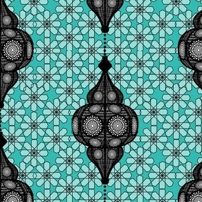 moroccan lantern turquoise