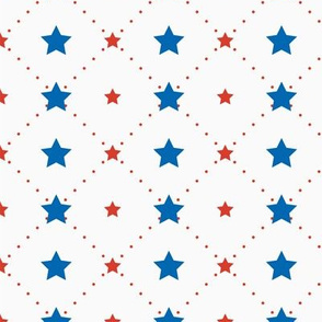 4th of July RED WHITE BLUE Stripes Stars 4th of July