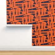 tools - orange and blue