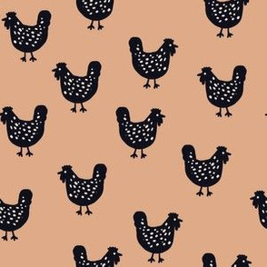 Chooks Revisited - terracotta