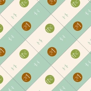 Nanna Made it // Sewing Label // Retro Mint Toffee