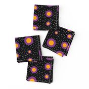 Mod Spots - purple yellow