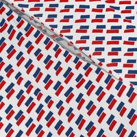 American stripes in blue and red for 4th of July national holiday celebrations abstract brush strokes