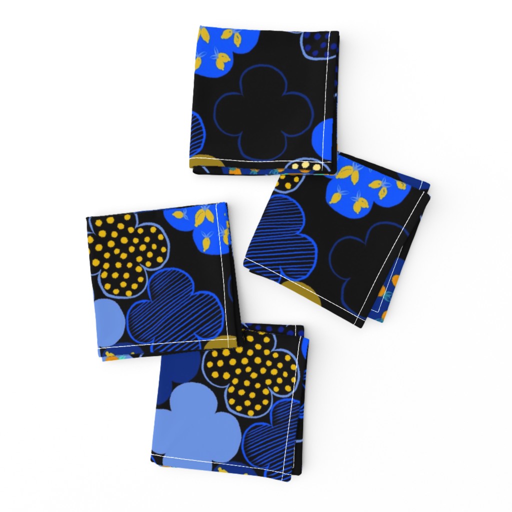 Moroccan Tiles (black)