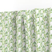 Watercolor Spring Summer Green Vines Cute