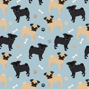 Pug Dogs Fabric, Wallpaper and Home Decor | Spoonflower
