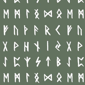 Nordic Runes on Finlandia Green // Small
