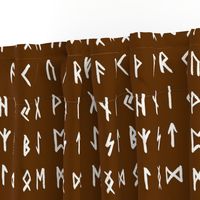 Nordic Runes on Raw Umber // Large