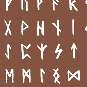 Nordic Runes on Ironstone // Large