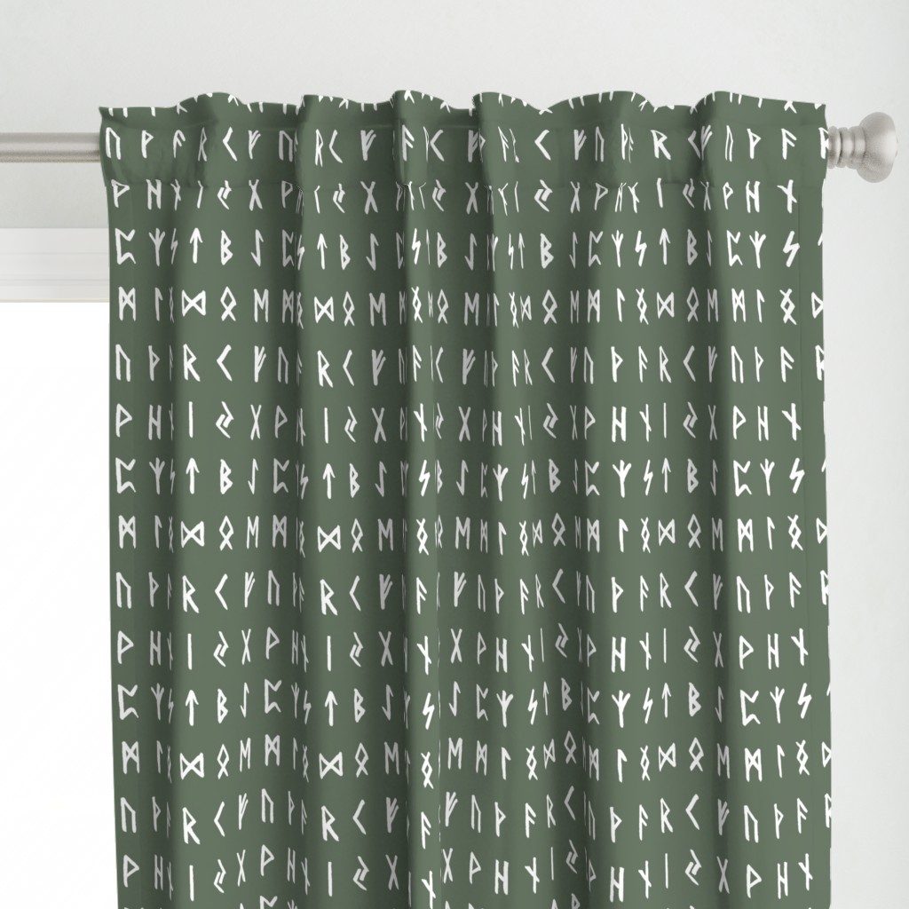 Nordic Runes on Finlandia Green // Large