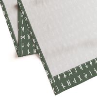 Nordic Runes on Finlandia Green // Large