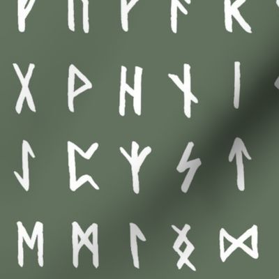 Nordic Runes on Finlandia Green // Large