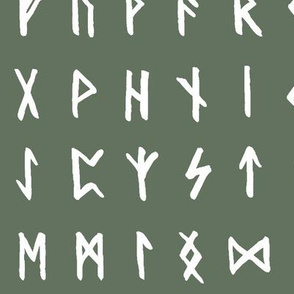 Nordic Runes on Finlandia Green // Large