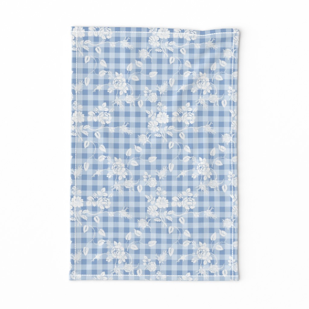 Gingham Rococo blueberry