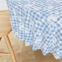 Gingham Rococo blueberry