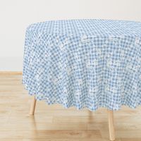 Gingham Rococo blueberry