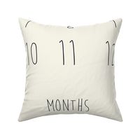 oh the places you wil lgo months only baby milestone blanket