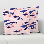 Sharks and Whales Pattern