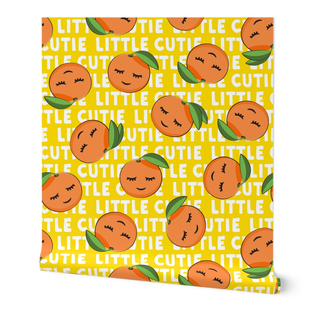 Little Cutie - Happy Oranges - summer fabric (yellow)