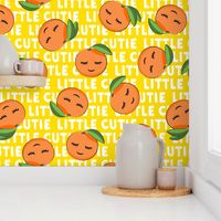 Little Cutie - Happy Oranges - summer fabric (yellow)