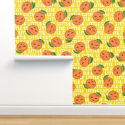 Little Cutie - Happy Oranges - summer fabric (yellow)