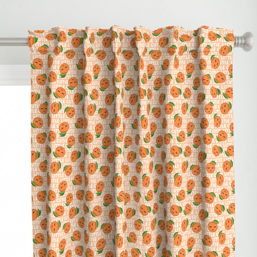 Little Cutie - Happy Oranges - summer fabric (orange)