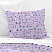 Pink Magenta Purple Plum Watercolor Paisley Home Decor  Gray _ Miss Chiff Designs 