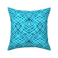 bright blue with black abstract fashionable pattern