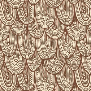 Doodle Scales - Sepia