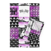 Motocross Patchwork - Stay Wild - Purple 