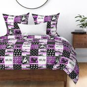 Motocross Patchwork - Stay Wild - Purple 