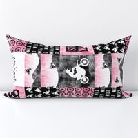 Motocross Patchwork - Stay Wild - Pink (90)