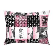 Motocross Patchwork - Stay Wild - Pink (90)
