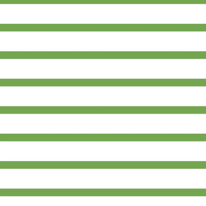 Narrow Stripe in Imperial Green