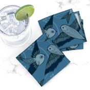 Light Sea Blue Birds-medium