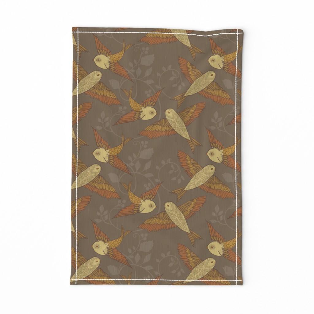 Golden Grey Birds-medium