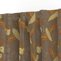 Golden Grey Birds-medium