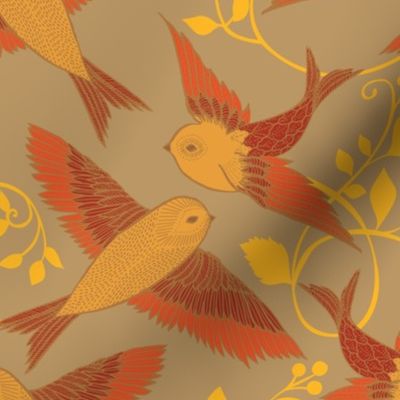Flame Birds-medium
