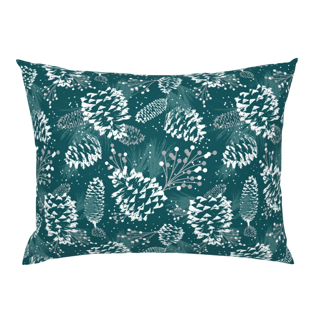 Festive Forest - Teal Green 