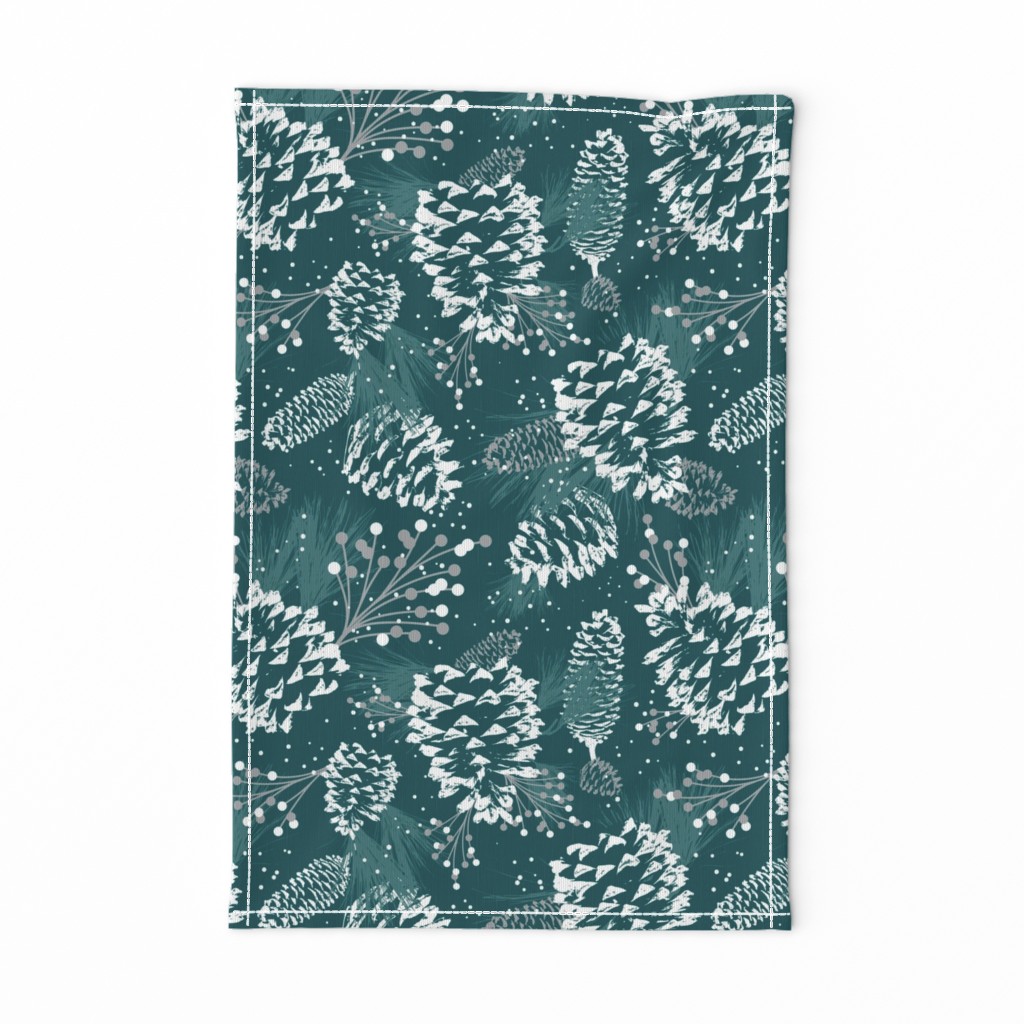 Festive Forest - Teal Green 