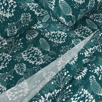 Festive Forest - Teal Green 