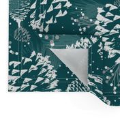 Festive Forest - Teal Green 