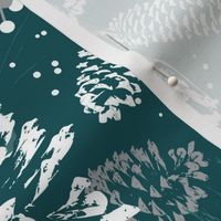 Festive Forest - Teal Green 