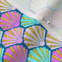 1920s Art Deco fan // Seashells // Art Deco Fan 