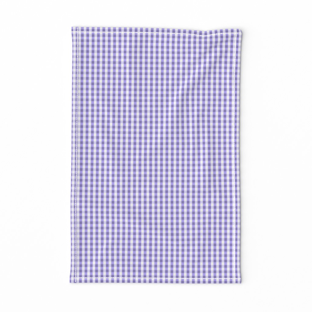 Silly Cats /Kitty Quilt Gingham - Purple 