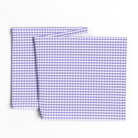 Silly Cats /Kitty Quilt Gingham - Purple 