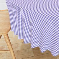 Silly Cats /Kitty Quilt Gingham - Purple 