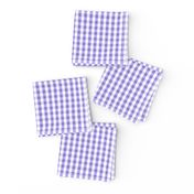 Silly Cats /Kitty Quilt Gingham - Purple 