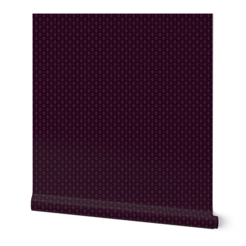 Tiny Rhombs on Dark Violet 