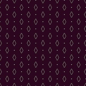 Tiny Rhombs on Dark Violet 